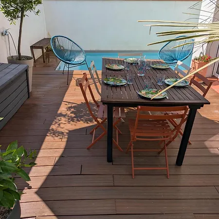 Belle Maison, Beau Quartier, Piscine, Proche Centre, 5 Villa Tolosa